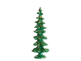 Light & Living - Ornament CHRISTMAS TREE - Ø15x42 cm - Groen