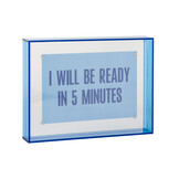 Present Time - Photo Frame Gayo Medium Acrylic - Donkerblauw