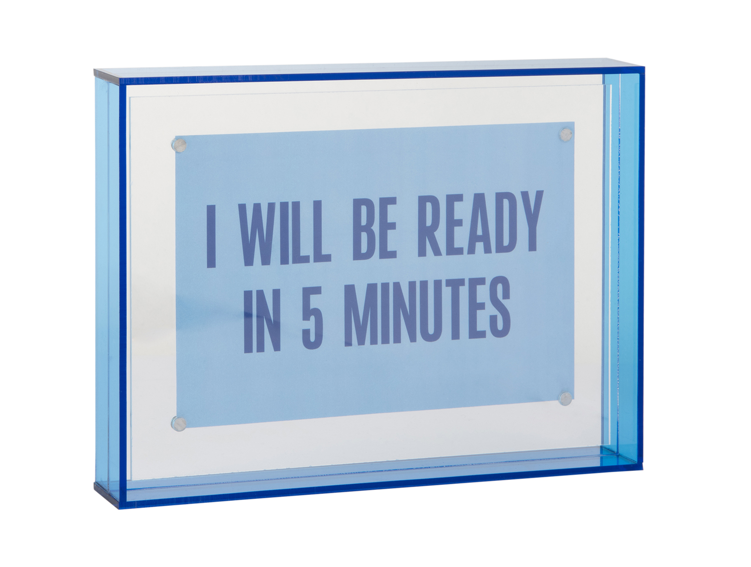 Present Time - Photo Frame Gayo Medium Acrylic - Donkerblauw