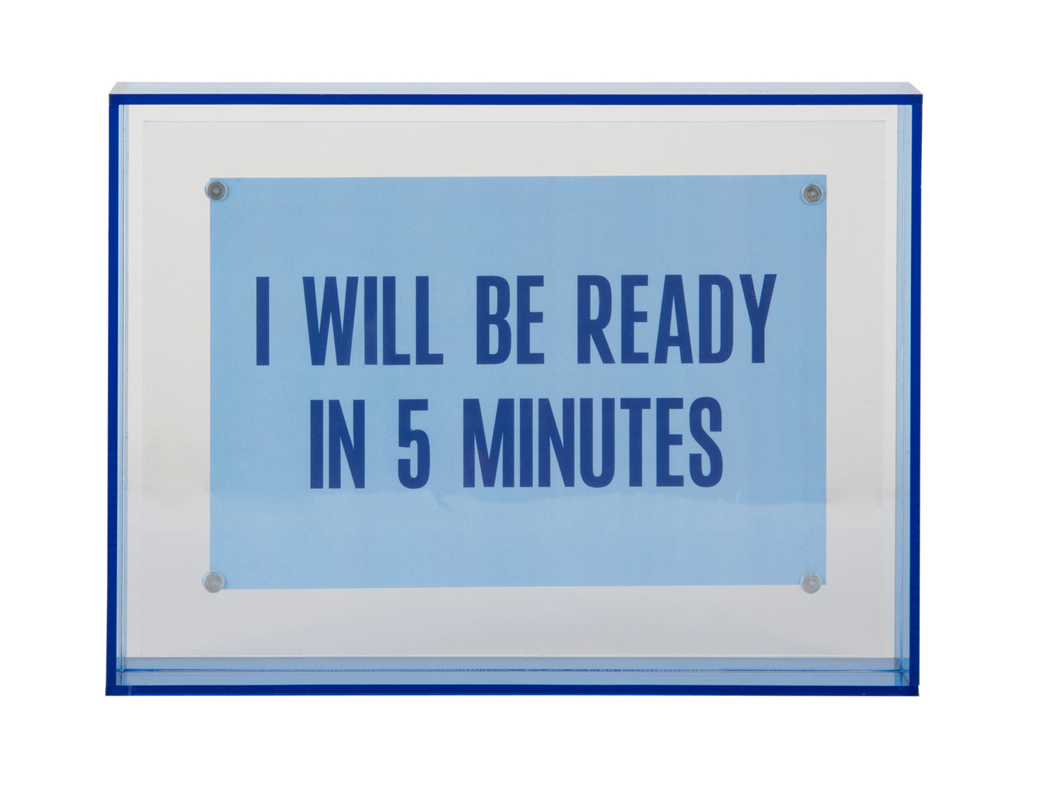 Present Time - Photo Frame Gayo Medium Acrylic - Donkerblauw