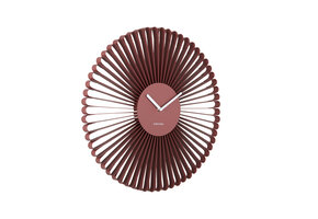 Karlsson - Wandklok Cascara - Rode oker- Ø50cm