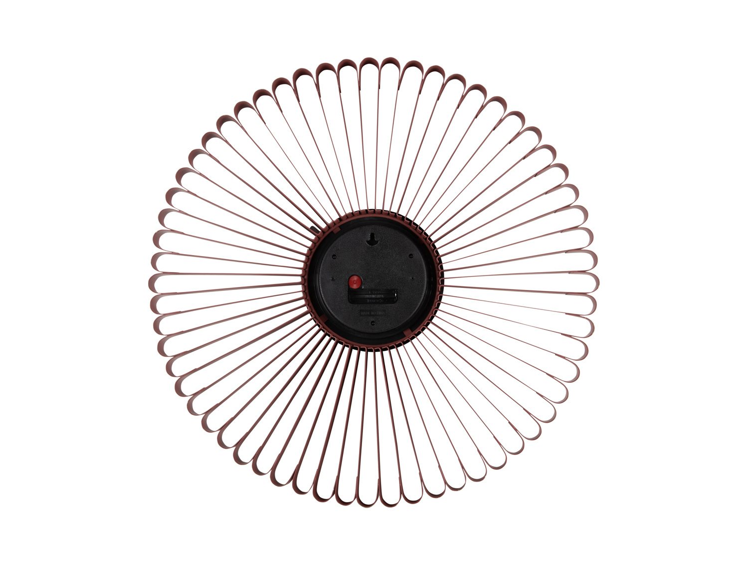 Karlsson - Wandklok Cascara - Rode oker- Ø50cm