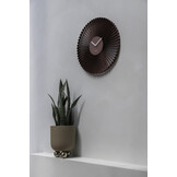 Karlsson - Wandklok Cascara - Rode oker- Ø50cm