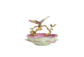 Light & Living - Schaal HUMMINGBIRD - 24x21x20 cm - Roze