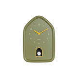 Karlsson - Wandklok Modern Doggy - Luxury green- Ø29,1cm