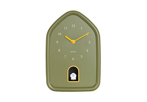 Karlsson - Wandklok Modern Doggy - Luxury green- Ø29,1cm