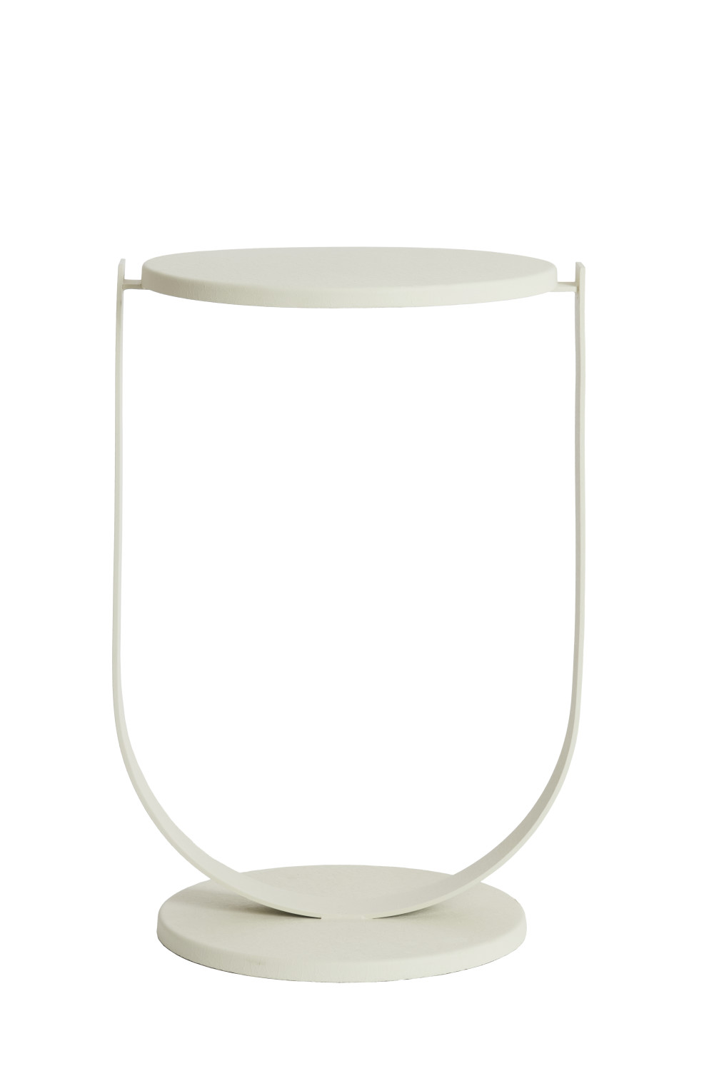 Light & Living - Bijzettafel TRIANA - Ø45x65.5 cm - Wit