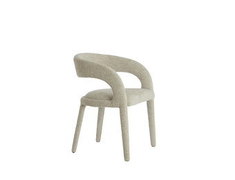 Light & Living - Eetkamerstoel KYRAN - 58x57x78 cm - Bruin - Set van 2