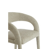 Light & Living - Eetkamerstoel KYRAN - 58x57x78 cm - Bruin - Set van 2