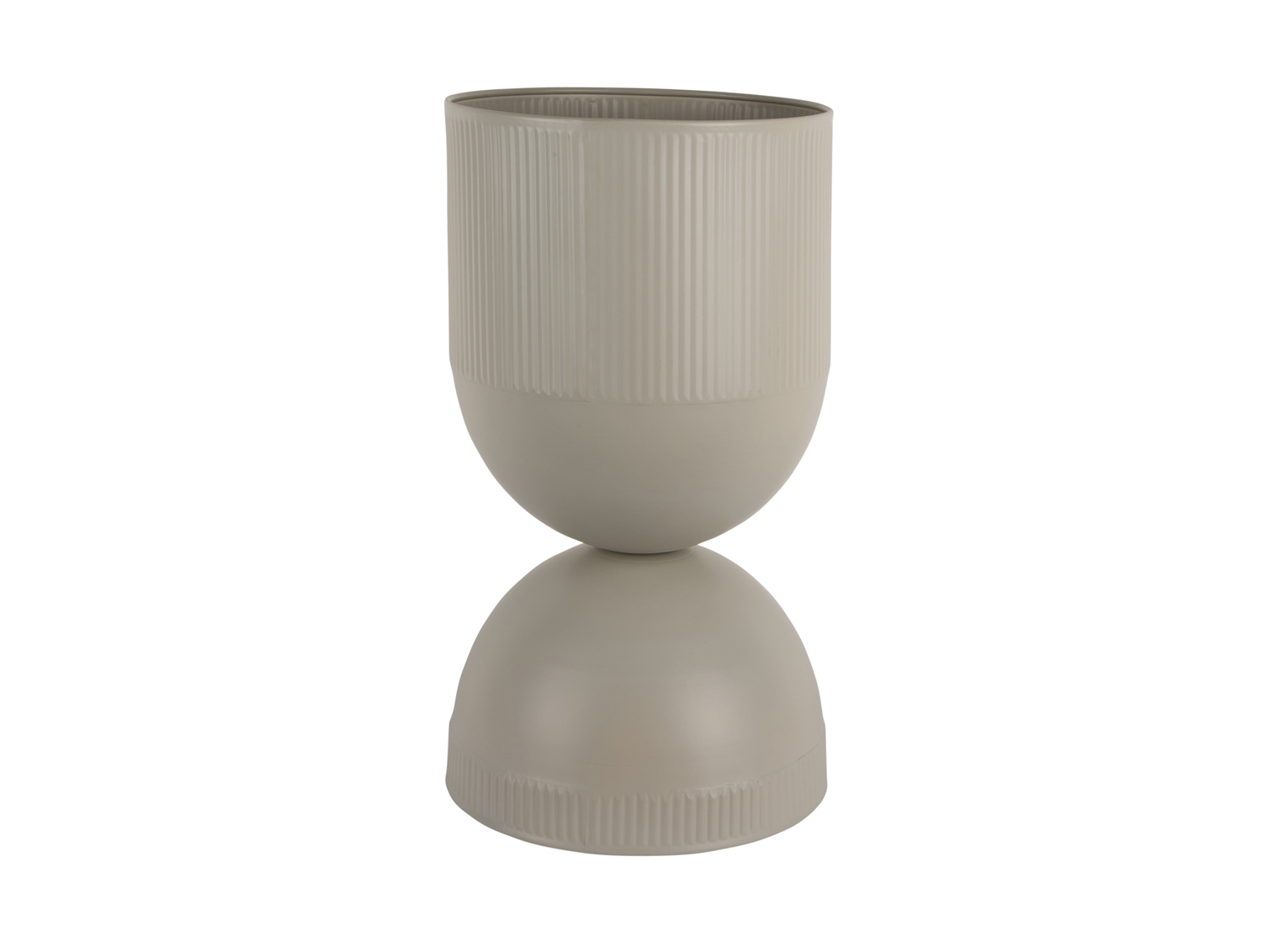 Present Time - Bloempot Tonar Large - Warmgrijs