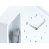 Karlsson - Wandklok Siting Cat - Wit- Ø24,9cm