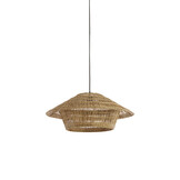 Light & Living - Hanglamp OWANA - Ø64x26 cm - Bruin