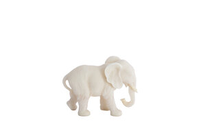 Light & Living - Ornament GAJAH - 26x11x18 cm - Wit