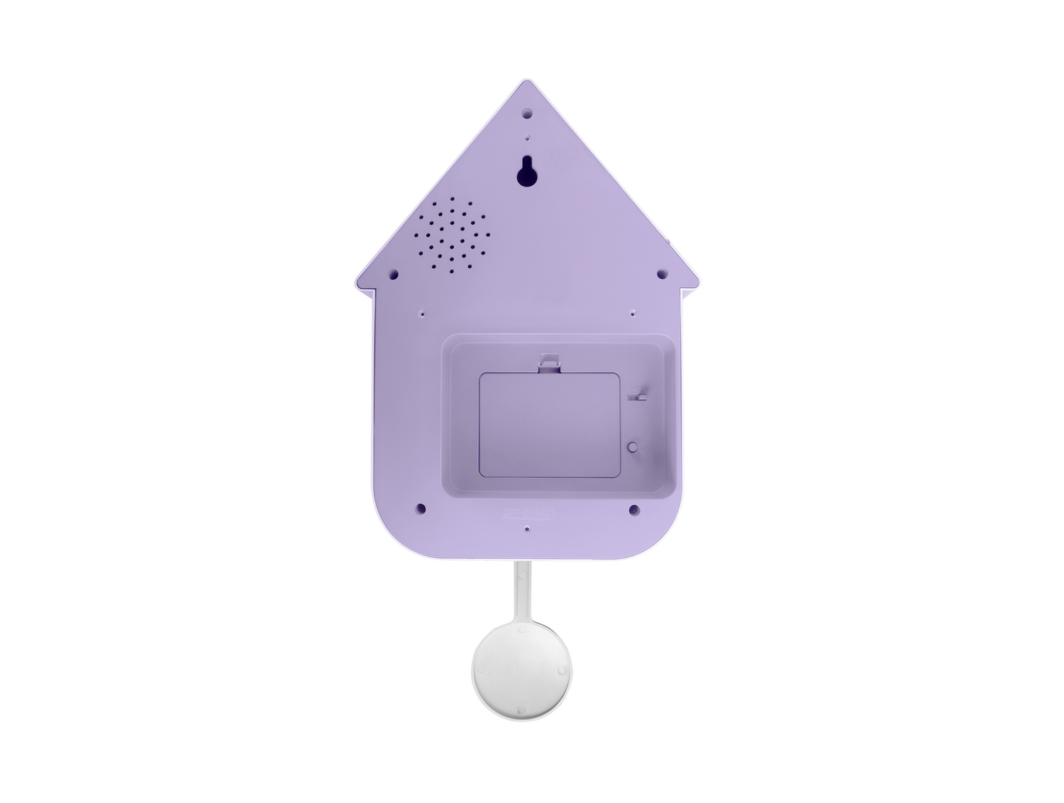 Karlsson - Wandklok Dupla Color Cuckoo - Soft purple & brilliant orange