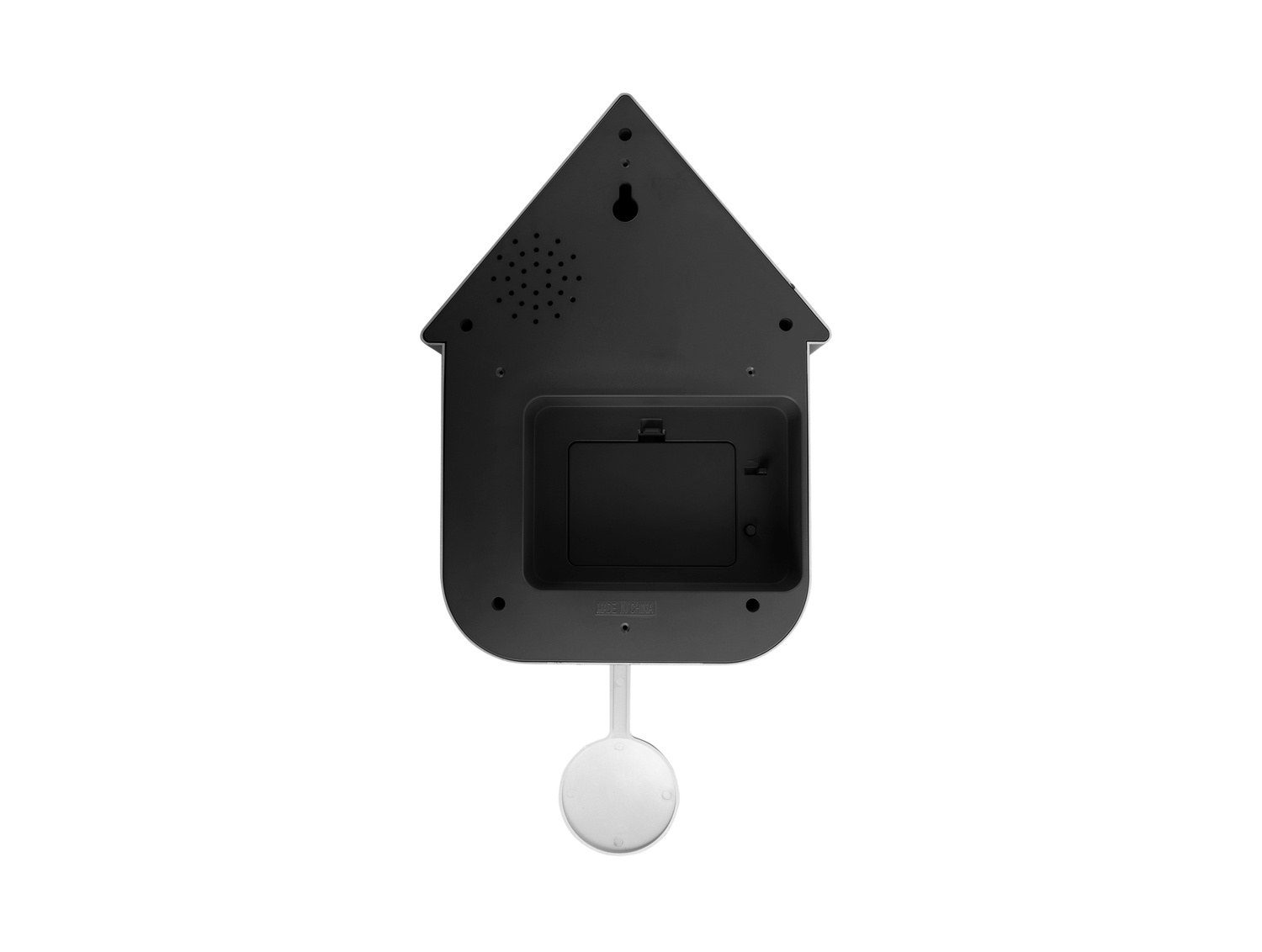 Karlsson - Wandklok Dupla Color Cuckoo - Zwart & Wit