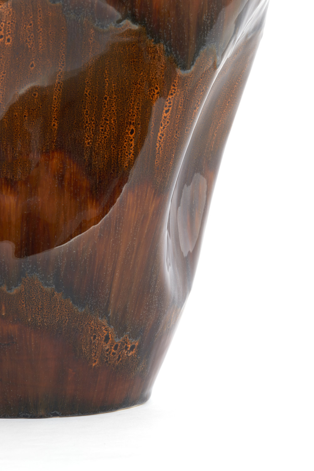 Light & Living - Vaas AZURA - 39x37x53 cm - Bruin