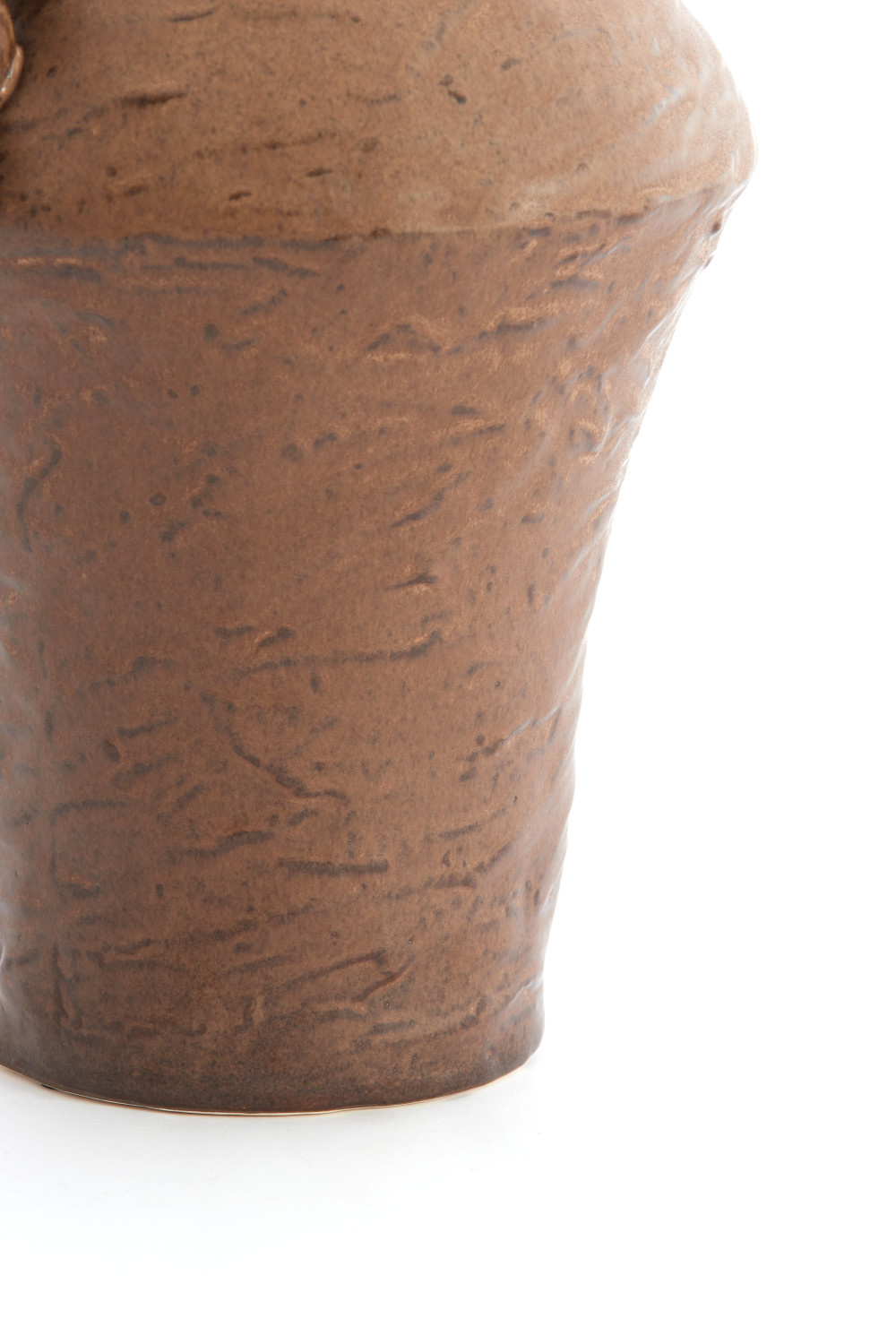 Light & Living - Vaas VOLCA - 24x20.5x28 cm - Bruin