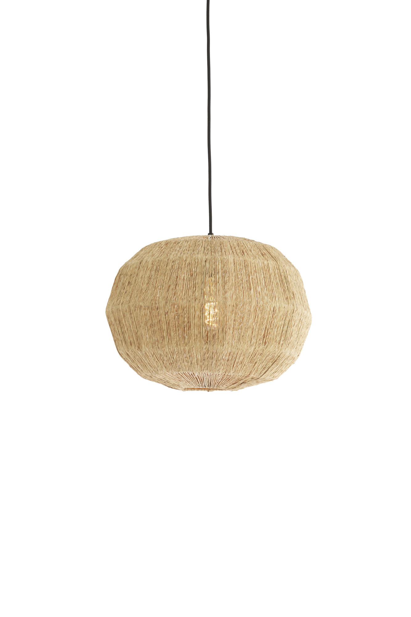 Light & Living - Hanglamp JUNNA - Ø40x40 cm - Bruin