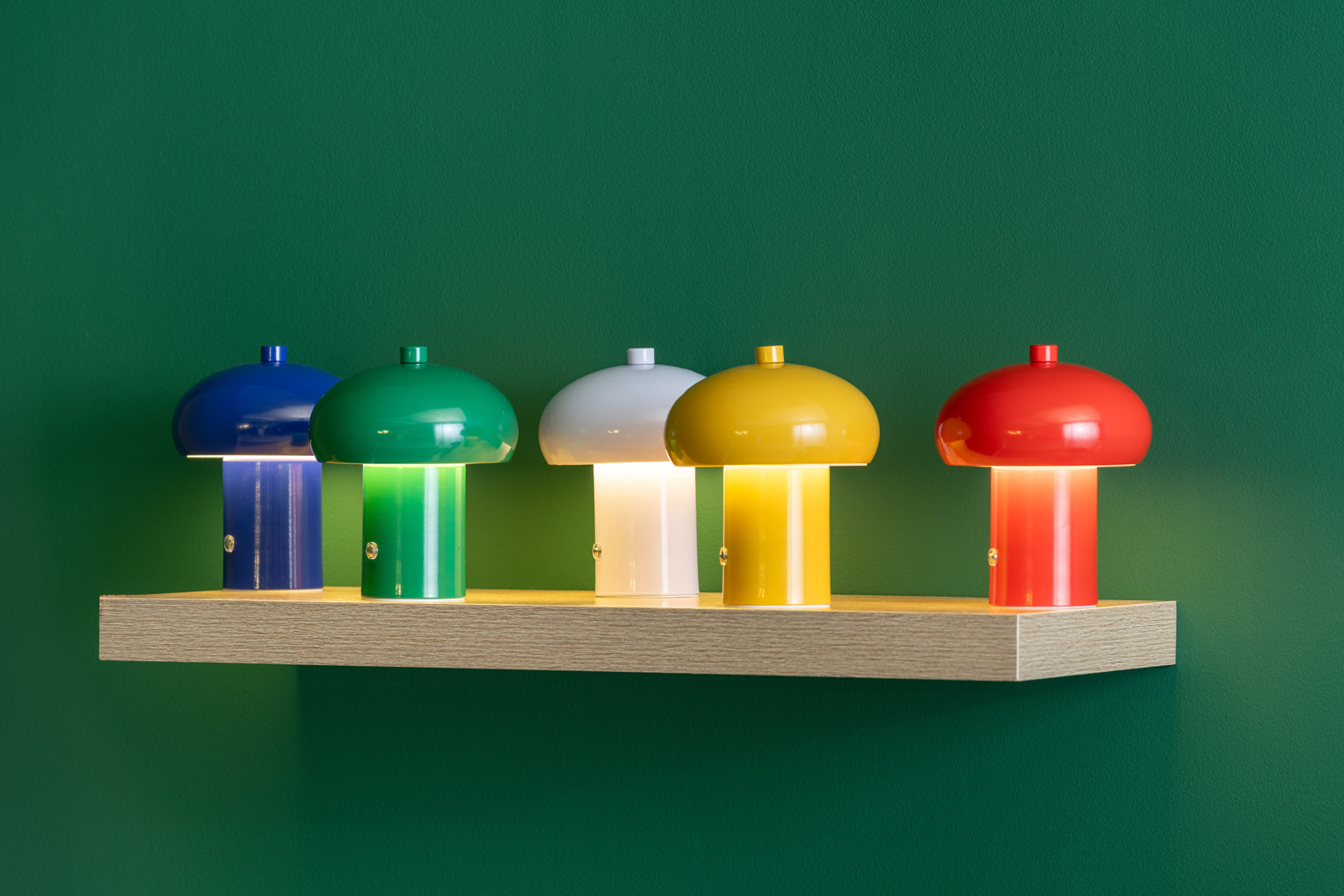 Leitmotiv - Tafellamp Retro Seta LED - Retro green