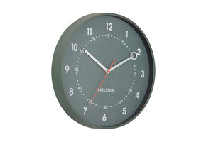 Karlsson - Wandklok Fresco - Jungle groen- Ø31,5cm