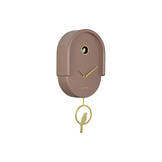 Karlsson - Wandklok Tweet - Mocha brown