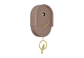 Karlsson - Wandklok Tweet - Mocha brown