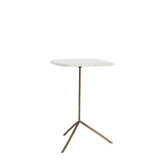 Light & Living - Bijzettafel GIA - Ø37.5x54 cm - Wit - Set van 2