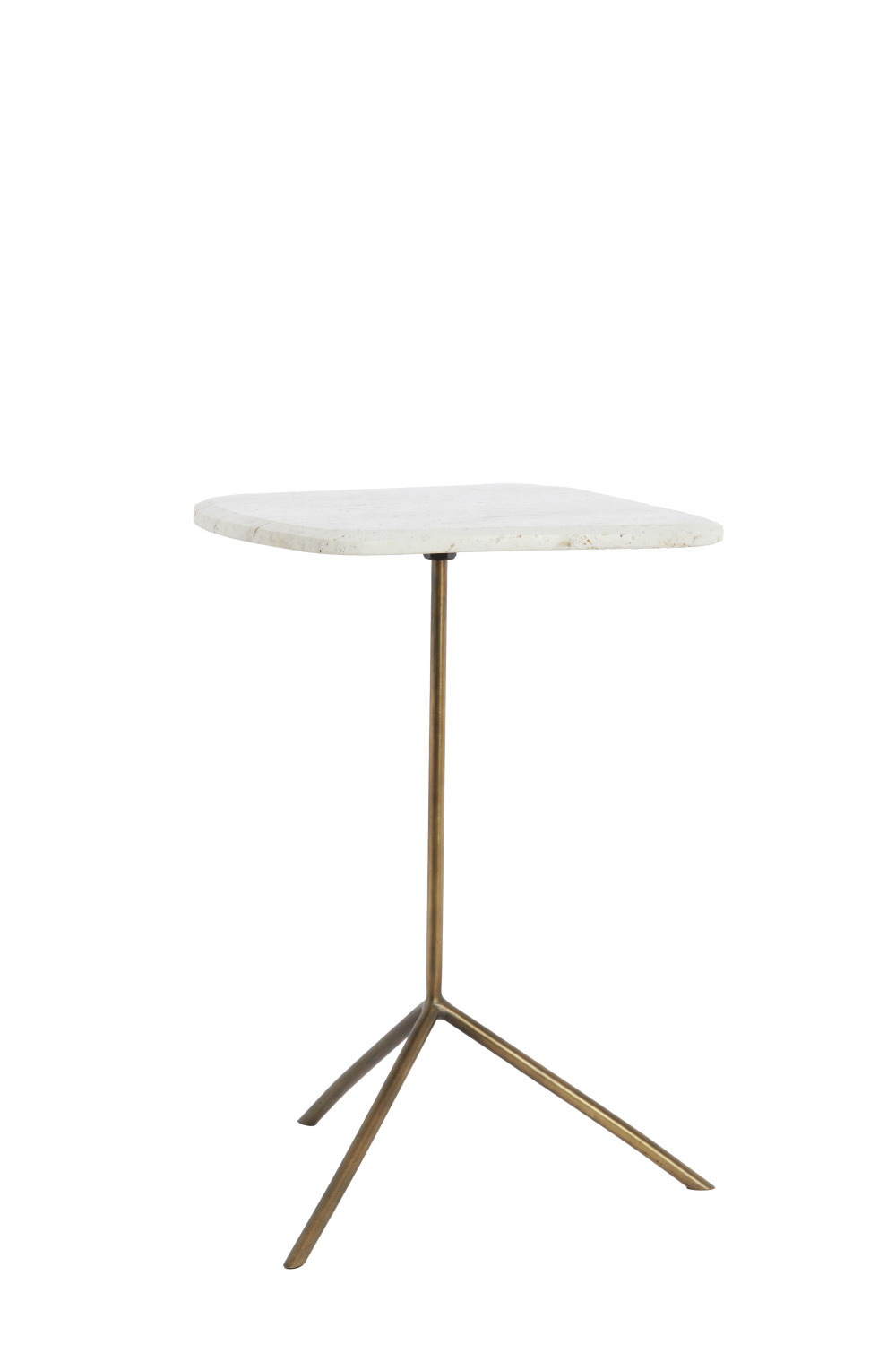 Light & Living - Bijzettafel GIA - Ø37.5x54 cm - Wit - Set van 2