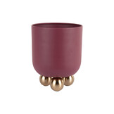 Present Time - Bloempot Estilo Small - Bordeauxrood