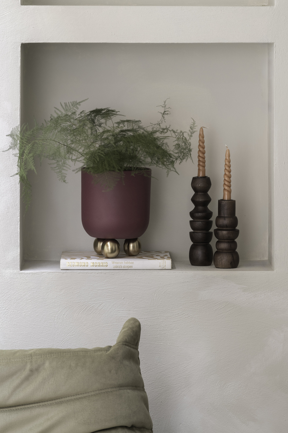 Present Time - Bloempot Estilo Small - Bordeauxrood