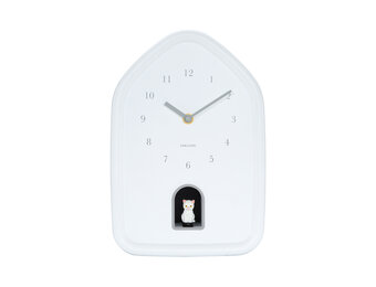 Karlsson - Wandklok Modern Kitty - Wit- Ø29,1cm