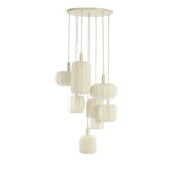 Light & Living - Hanglamp TUFIA - Ø53x34 cm - Wit