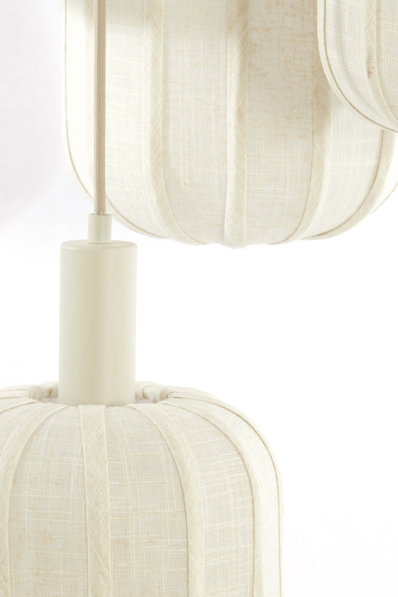 Light & Living - Hanglamp TUFIA - Ø53x34 cm - Wit