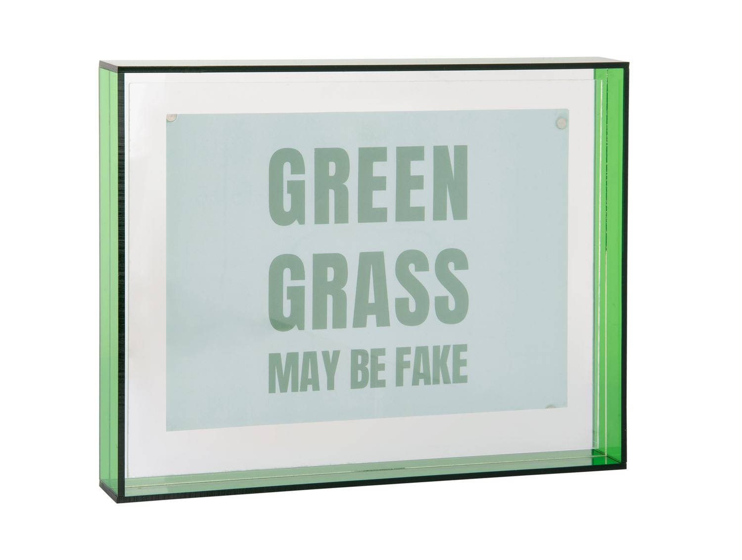 Present Time - Photo Frame Gayo Large Acrylic - Donkergroen