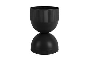 Present Time - Bloempot Tonar Medium - Zwart