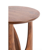 Light & Living - Bijzettafel DJAVANO - Ø45x50 cm - Bruin