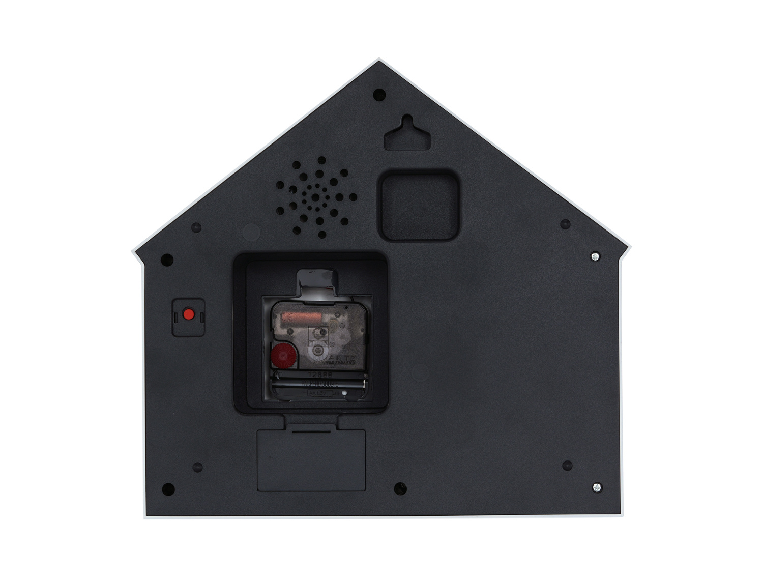 Karlsson - Wandklok Peeking Doggy - Muisgrijs- Ø24,9cm