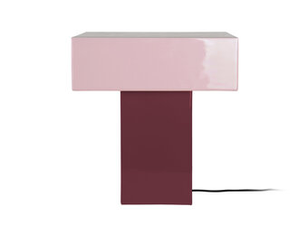 Leitmotiv - Tafellamp Grato Recto - Dark mauve & soft lavender