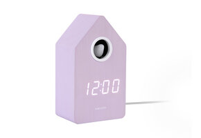 Karlsson - Wekker Cuckoo LED - Zachtpaars