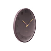Karlsson - Wandklok Fuerte Dome - Earth brown- Ø30,5cm