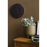 Karlsson - Wandklok Fuerte Dome - Earth brown- Ø30,5cm
