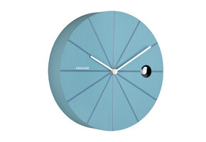 Karlsson - Wandklok Destacado Cuckoo - Air blue w. classic blue- Ø28cm