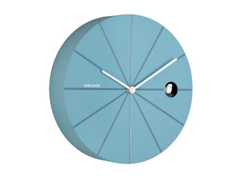 Karlsson - Wandklok Destacado Cuckoo - Air blue w. classic blue- Ø28cm