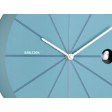 Karlsson - Wandklok Destacado Cuckoo - Air blue w. classic blue- Ø28cm
