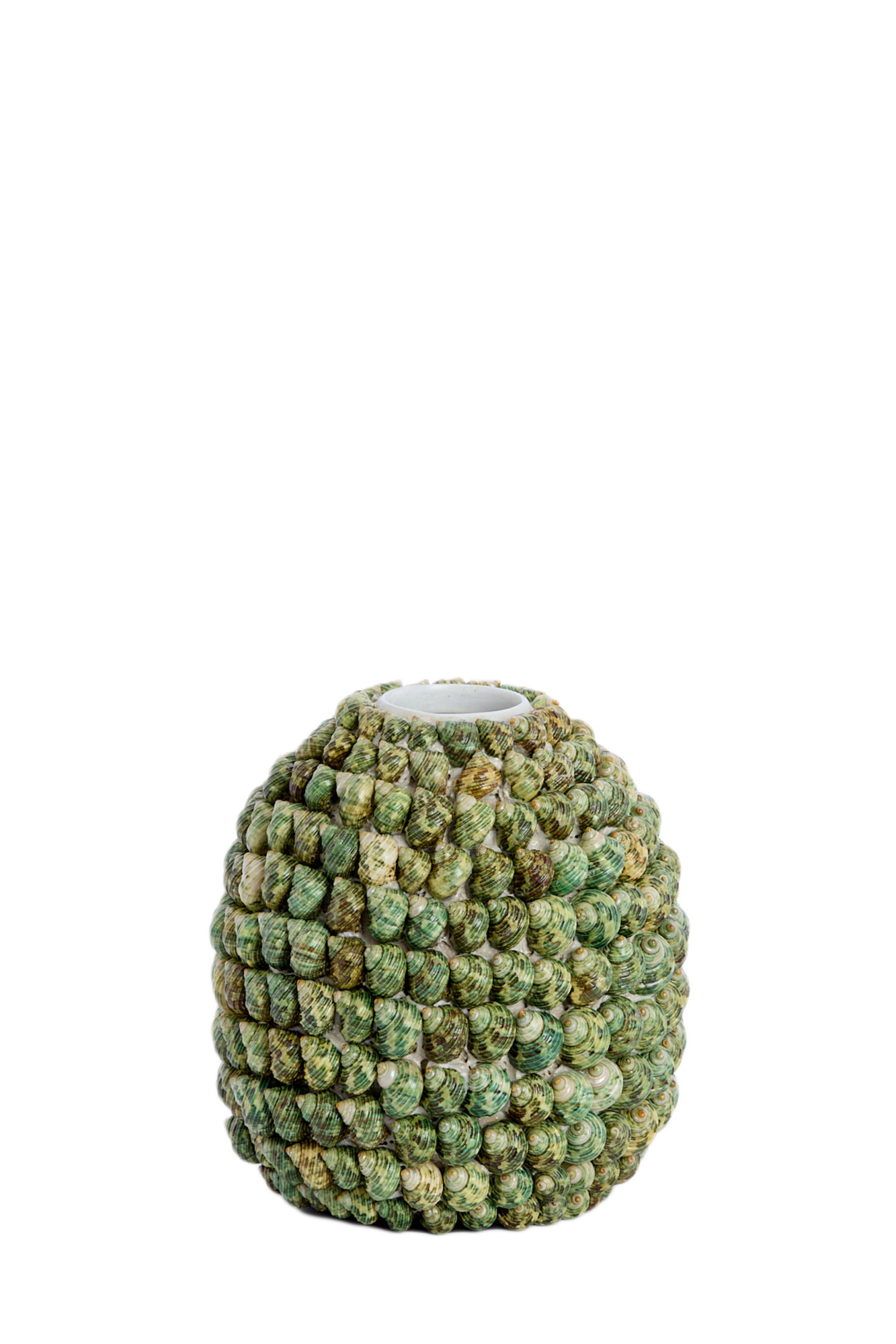 Light & Living - Vaas SHELL - Ø20.5x21.5 cm - Groen