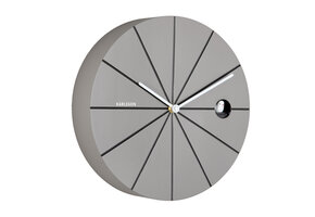 Karlsson - Wandklok Destacado Cuckoo - Dark grey w. black- Ø28cm