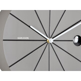 Karlsson - Wandklok Destacado Cuckoo - Dark grey w. black- Ø28cm