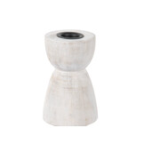 Present Time - Kandelaar Modelar Small - White wash