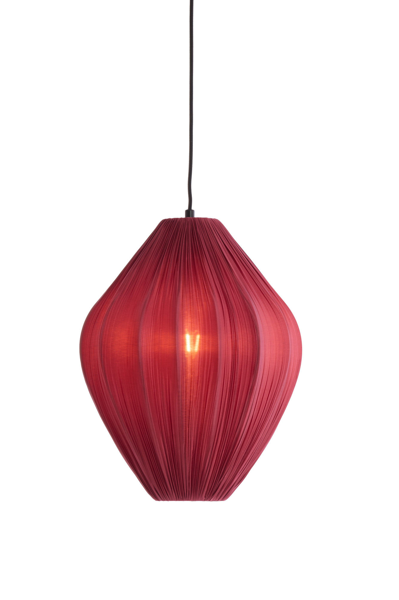 Light & Living - Hanglamp VERITA - Ø36x44 cm - Rood