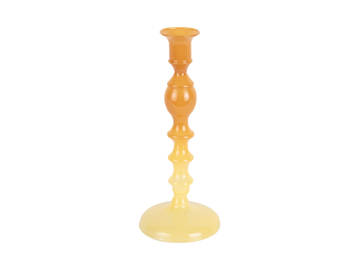 Present Time - Kandelaar Grato Mecer Medium - Ochre yellow & soft yellow
